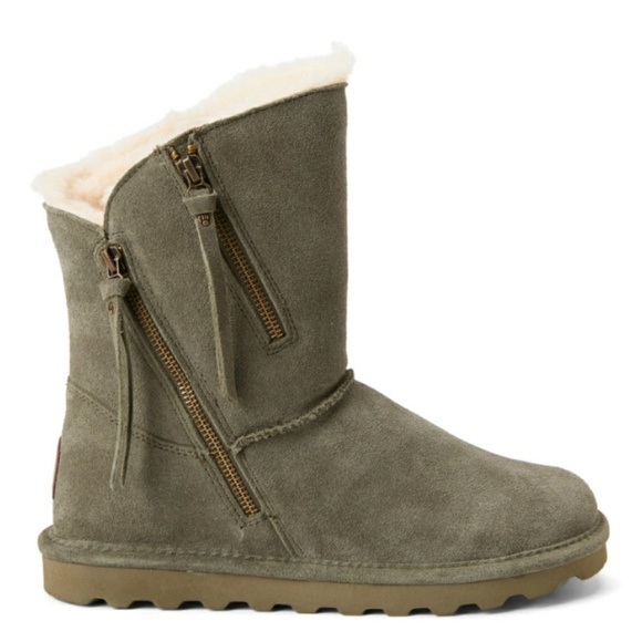 green bearpaw boots